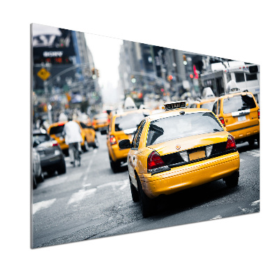 Crédence cuisine en verre Taxis New York