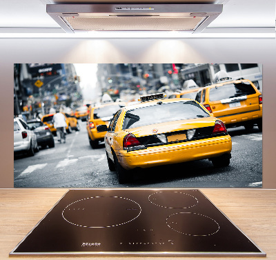 Crédence cuisine en verre Taxis New York