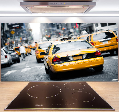 Crédence cuisine en verre Taxis New York