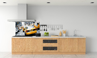 Crédence cuisine en verre Taxis New York