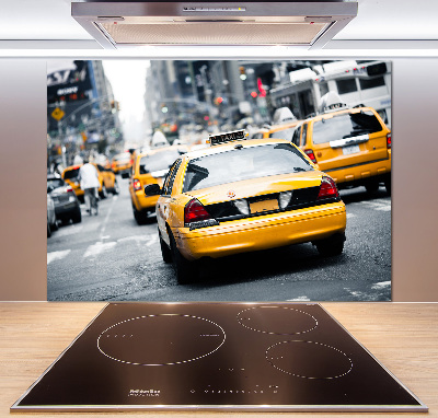 Crédence cuisine en verre Taxis New York