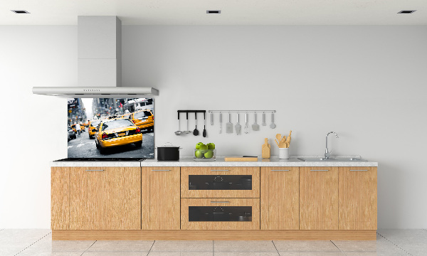 Crédence cuisine en verre Taxis New York
