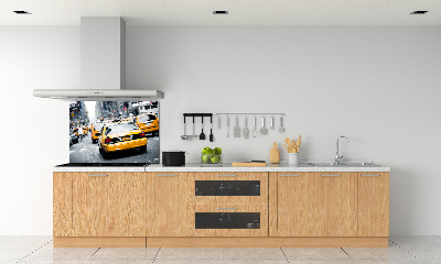 Crédence cuisine en verre Taxis New York