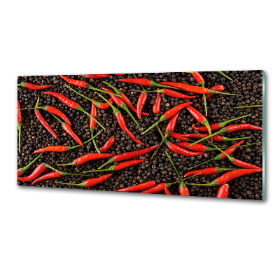 Crédence de cuisine en verre Piments
