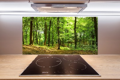 Verre pour crédence Sentier forestier