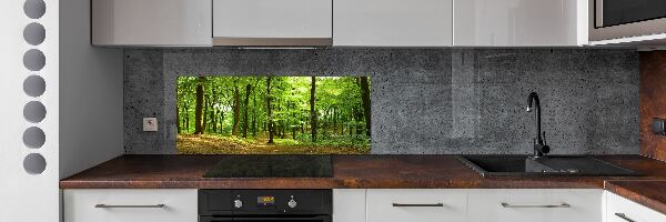 Verre pour crédence Sentier forestier