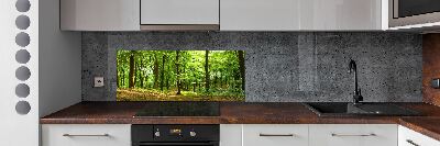 Verre pour crédence Sentier forestier
