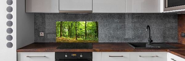 Verre pour crédence Sentier forestier