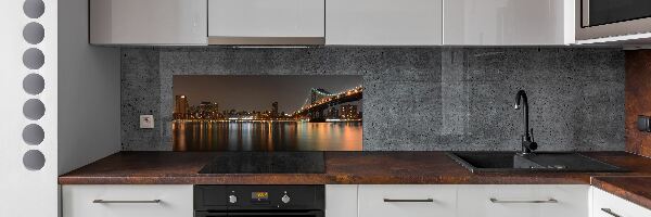Crédence en verre cuisine Entre les ponts