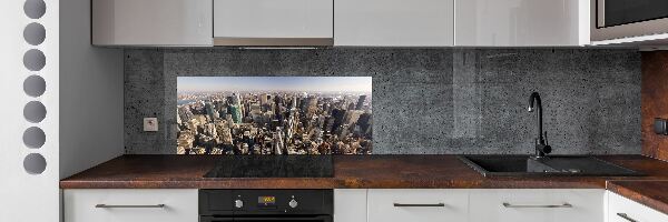 Verre pour crédence Vol d'oiseaux à New York