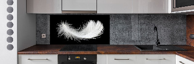 Panneau pour cuisine Plume