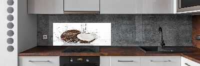 Panneau pour cuisine Noix de coco