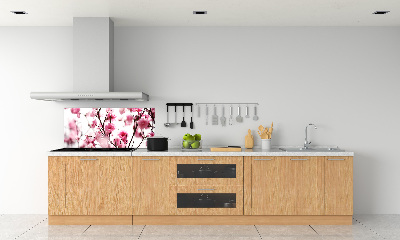 Panneau crédence cuisine Fleur de prunier