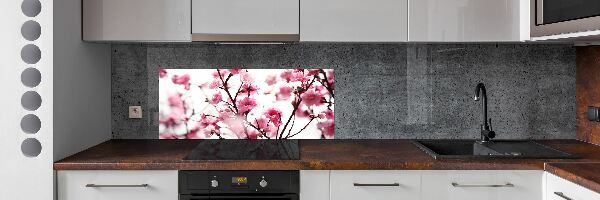 Panneau crédence cuisine Fleur de prunier