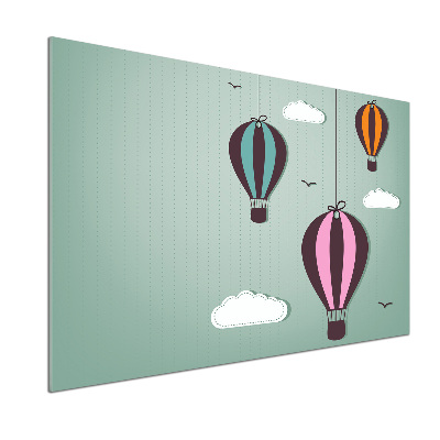 Panneau crédence cuisine Ballons volants