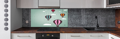 Panneau crédence cuisine Ballons volants