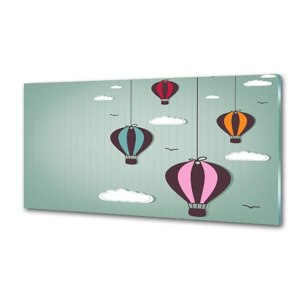 Panneau crédence cuisine Ballons volants