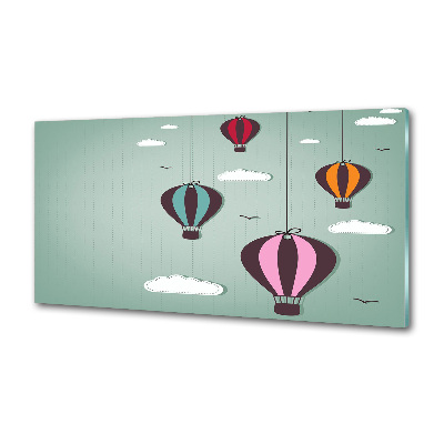 Panneau crédence cuisine Ballons volants