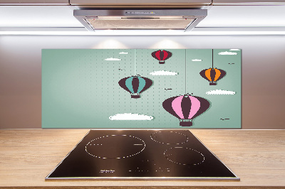 Panneau crédence cuisine Ballons volants