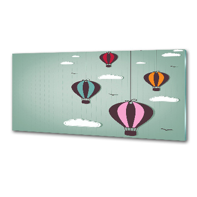 Panneau crédence cuisine Ballons volants
