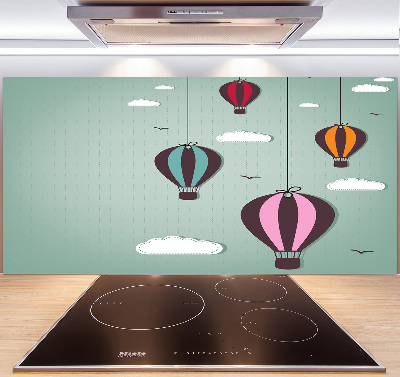 Panneau crédence cuisine Ballons volants