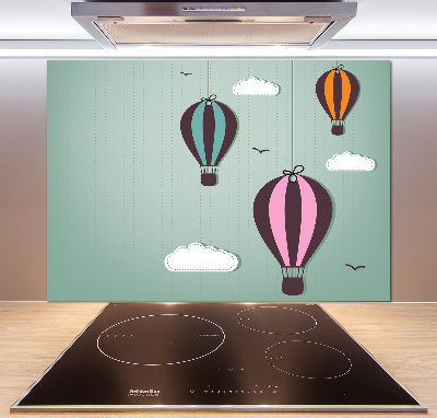 Panneau crédence cuisine Ballons volants