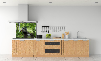 Verre pour crédence Jeep dans la forêt