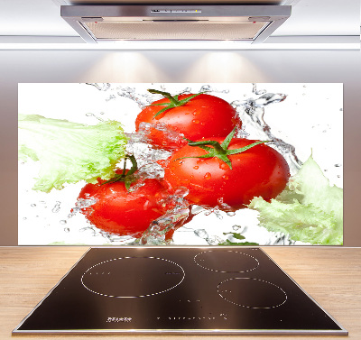 Crédence en verre trempé Tomates et laitue