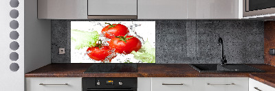 Crédence en verre trempé Tomates et laitue