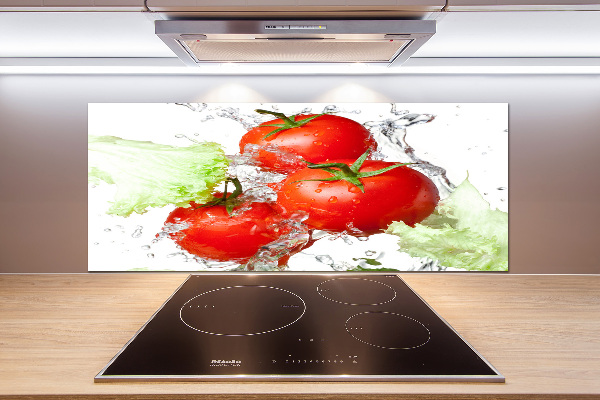 Crédence en verre trempé Tomates et laitue