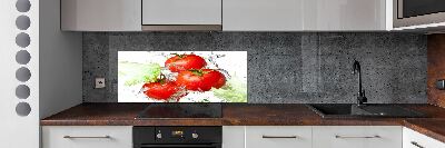 Crédence en verre trempé Tomates et laitue