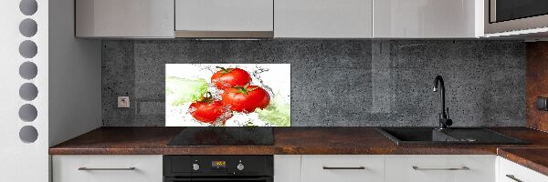 Crédence en verre trempé Tomates et laitue