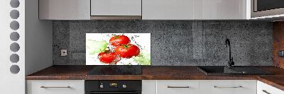 Crédence en verre trempé Tomates et laitue