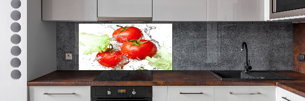 Crédence en verre trempé Tomates et laitue