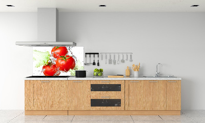 Crédence en verre trempé Tomates et laitue