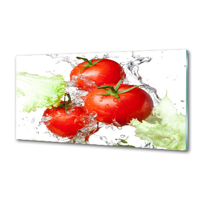 Crédence en verre trempé Tomates et laitue