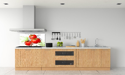 Crédence en verre trempé Tomates et laitue