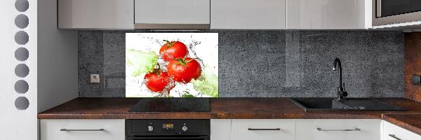 Crédence en verre trempé Tomates et laitue