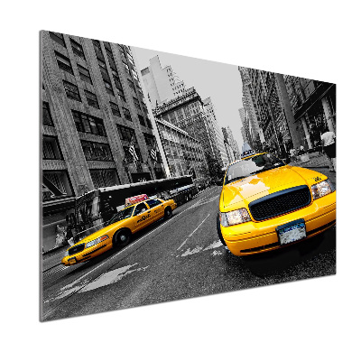 Crédence en verre Taxis New York