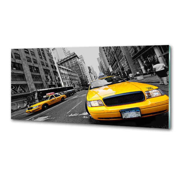 Crédence en verre Taxis New York