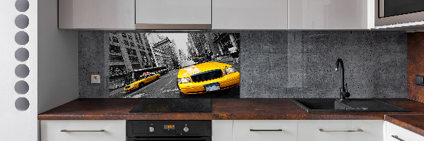 Crédence en verre Taxis New York