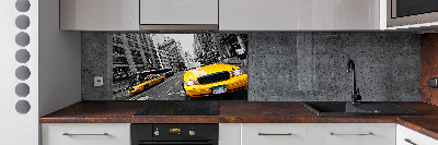 Crédence en verre Taxis New York