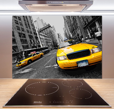 Crédence en verre Taxis New York