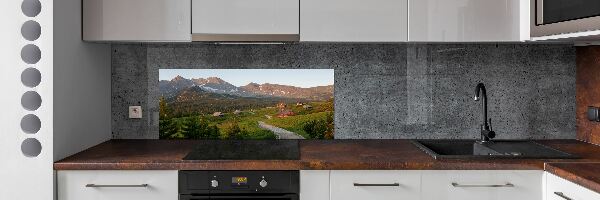 Crédence de cuisine Clairière dans les Tatras