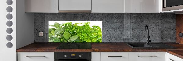 Verre pour crédence Herbes
