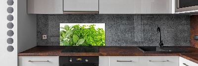 Verre pour crédence Herbes