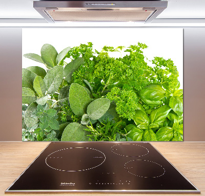 Verre pour crédence Herbes