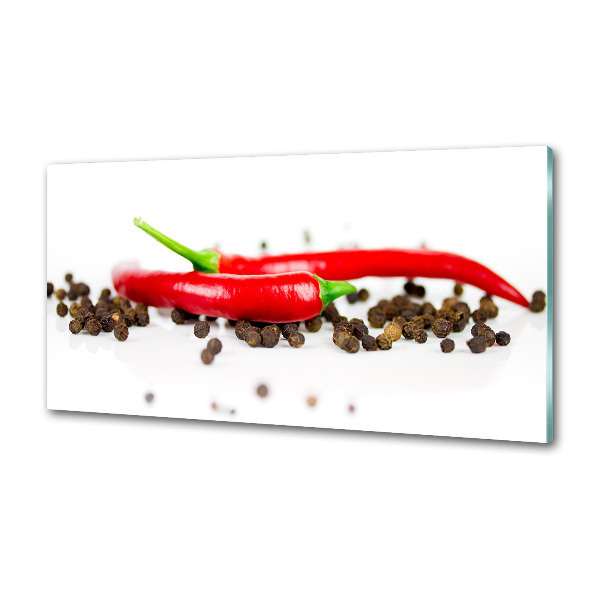 Panneau crédence cuisine Piment et poivre