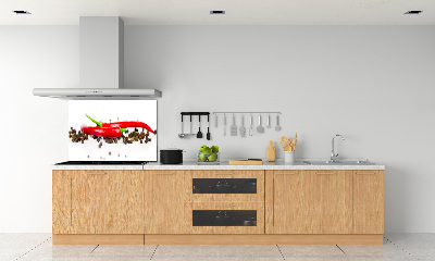 Panneau crédence cuisine Piment et poivre