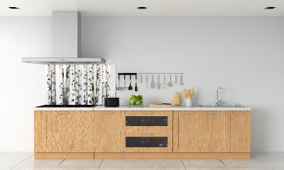 Crédence cuisine en verre Troncs de bouleau